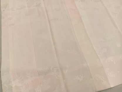 平和屋着物■長襦袢　袷　宝尽くし飛鶴文　暈し染め　正絹　逸品　BAAX5600mz