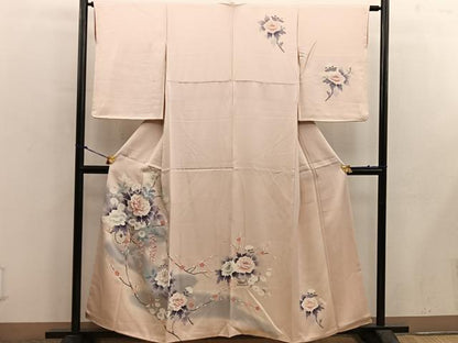 平和屋着物■訪問着 花車文 暈し染め 正絹 逸品 BAAX5611mz