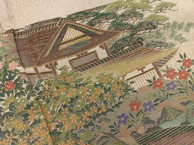 平和屋着物■豪華色留袖　寿光織　修学院離宮　暈し染め　金糸　さが美扱い　正絹　逸品　BAAX5618mz