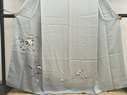 平和屋着物■訪問着　枝花文　さが美扱い　正絹　逸品　BAAX5634mz