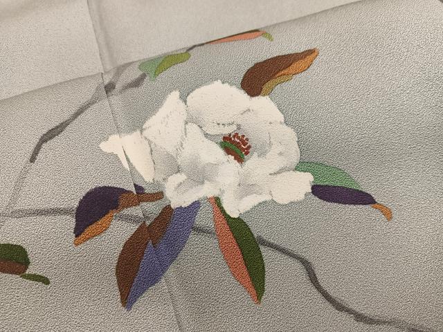 平和屋着物■訪問着　枝花文　さが美扱い　正絹　逸品　BAAX5634mz