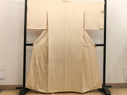 平和屋着物■訪問着　総相良刺繍　扇面花文　正絹　逸品　BAAX5635mz