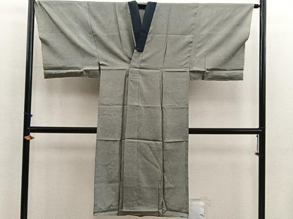 平和屋着物■男性　長襦袢　単衣　鷹　金彩　正絹　逸品　BAAX5637mz