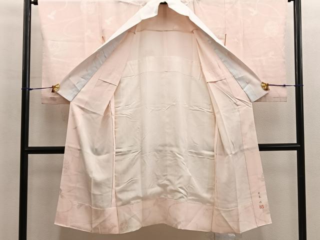 平和屋着物○長襦袢 無双仕立て 霞文 暈し染め 正絹 逸品 CABC2286ut 無双