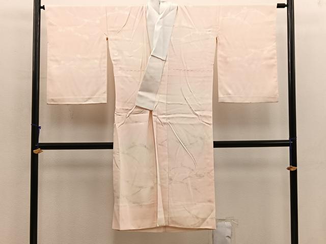 平和屋着物■長襦袢　無双仕立て　作家物　露芝地紋　暈し染め　正絹　逸品　BAAX5683mz