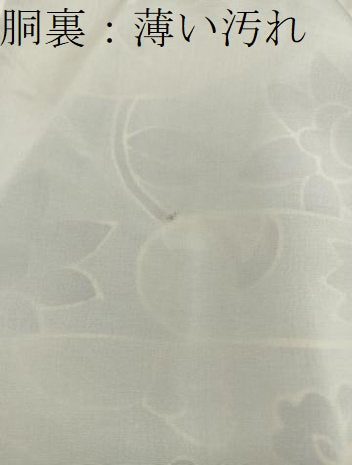平和屋着物■上質な小紋　草花文　正絹　逸品　BAAX5684mz