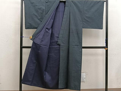 平和屋着物■男性　本場大島紬　アンサンブル　80亀甲　総詰め　正絹　逸品　BAAX5689mz