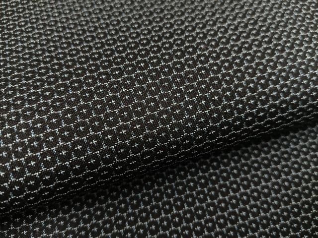 平和屋着物■男性　紬　アンサンブル　100亀甲　総詰め　正絹　逸品　BAAX5691mz