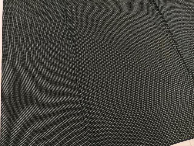 平和屋着物●男性　紬　アンサンブル　キングサイズ　100亀甲　総詰め　正絹　逸品　BAAX5693mz