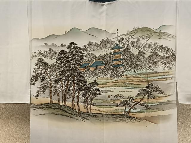 平和屋着物●男性　本場大島紬　アンサンブル　襦袢セット　100亀甲　総詰め　正絹　逸品　BAAX5696mz