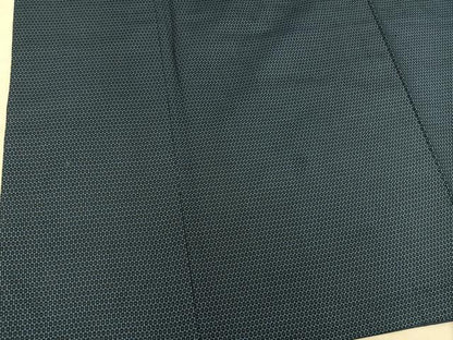 平和屋着物●上質な紬　亀甲文　正絹　逸品　BAAX5699mz