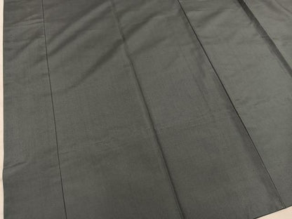 平和屋着物●男性　長襦袢　単衣　藍媚茶色　正絹　逸品　BAAX5703mz