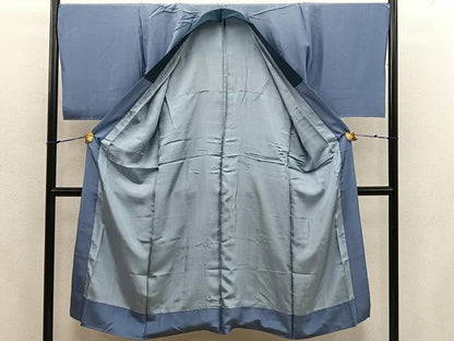 平和屋着物●男性　長襦袢　無双仕立て　樹林文　正絹　逸品　BAAX5704mz