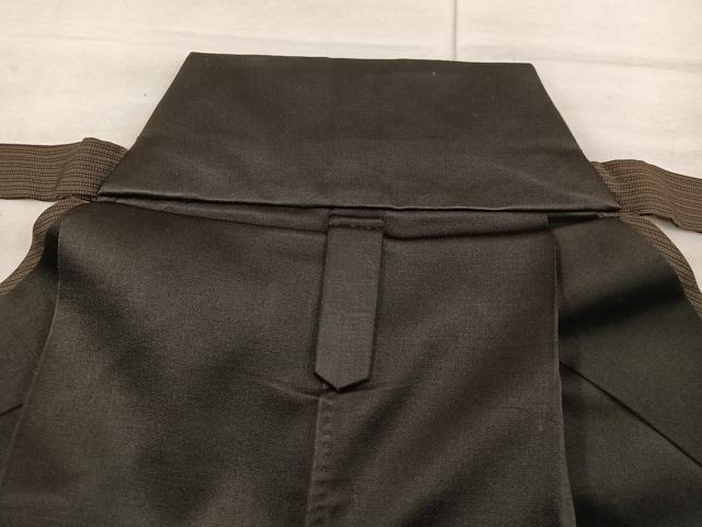 平和屋着物●男性　馬乗り袴　縞　正絹　逸品　BAAX5707mz
