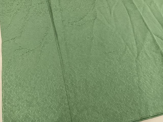 平和屋着物●本草木染作家　瑞寶　色無地　麹塵色　鈴乃屋扱い　正絹　逸品　未使用　BAAX5718mz