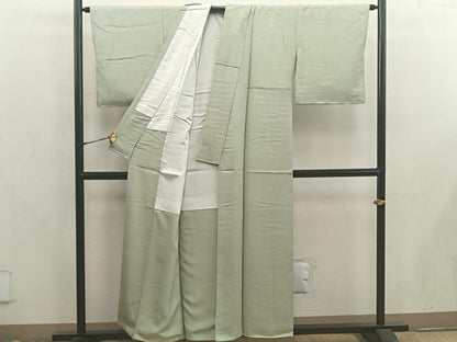 平和屋着物●上質な色無地　木蘭色　正絹　逸品　未使用　BAAX5734mz