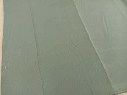 平和屋着物●上質な色無地　薄青色　正絹　逸品　BAAX5735mz