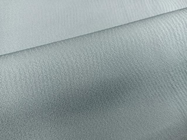 平和屋着物●上質な色無地　藍鼠色　正絹　逸品　BAAX5737mz