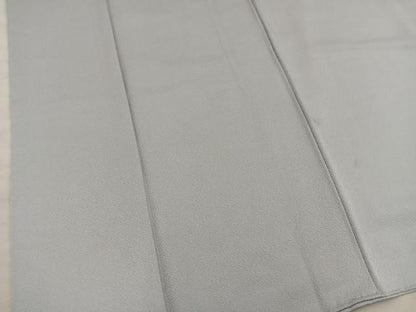 平和屋着物■上質な色無地　灰青色　正絹　逸品　BAAX5741mz