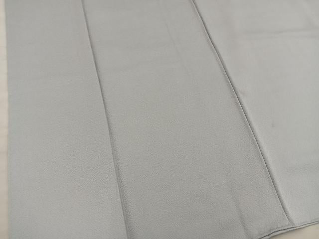 平和屋着物■上質な色無地　灰青色　正絹　逸品　BAAX5741mz