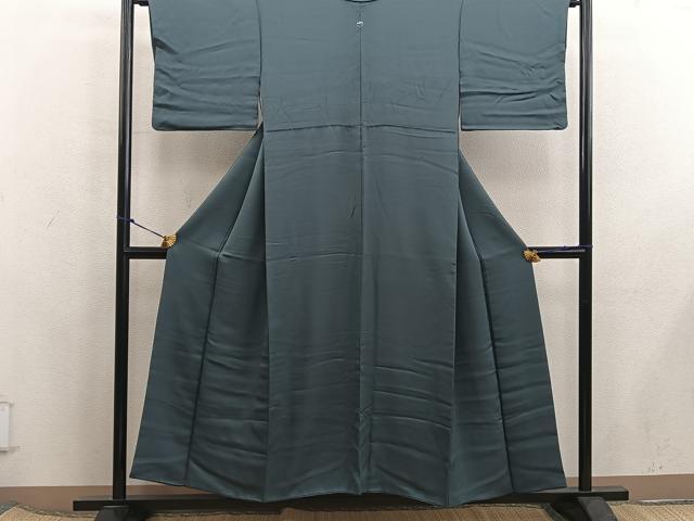 平和屋着物■上質な色無地　岩井茶色　正絹　逸品　BAAX5745mz