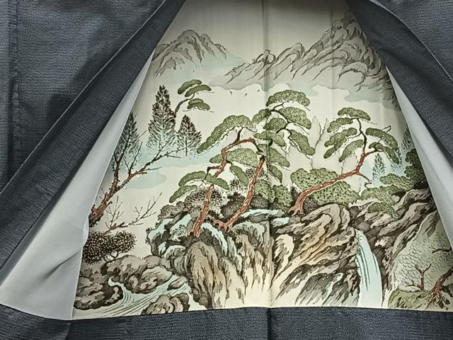 平和屋着物●男性　本場大島紬　アンサンブル　100亀甲　総詰め　正絹　逸品　未使用　BAAX5747mz