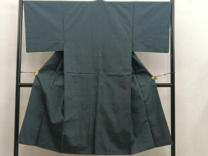 平和屋着物■男性　本場大島紬　100亀甲　総詰め　正絹　逸品　BAAX5748mz