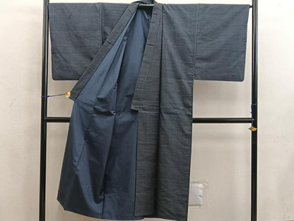 平和屋着物●男性　本場大島紬　アンサンブル　80亀甲　総詰め　正絹　逸品　BAAX5750mz