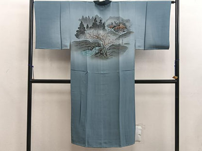 平和屋着物■男性　本場大島紬　アンサンブル　襦袢セット　100亀甲　総詰め　正絹　逸品　BAAX5751mz