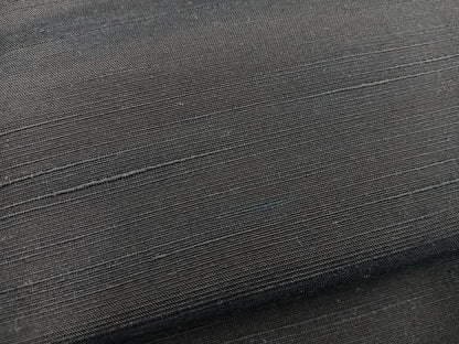 平和屋着物●男性　紬　アンサンブル　キングサイズ　黒緑色　正絹　逸品　BAAX5752mz