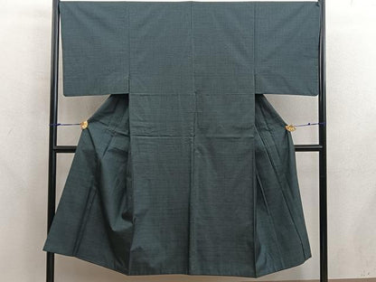 平和屋着物●男性　本場大島紬　100亀甲　総詰め　正絹　逸品　BAAX5753mz