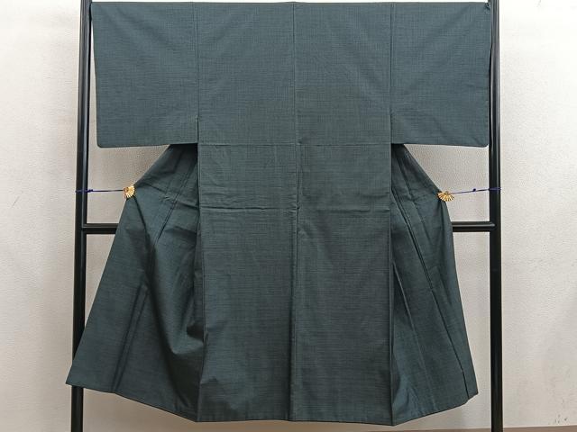 平和屋着物●男性　本場大島紬　100亀甲　総詰め　正絹　逸品　BAAX5753mz