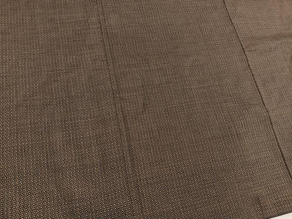 平和屋着物■男性　本場大島紬　アンサンブル　格子　正絹　逸品　BAAX5761mz
