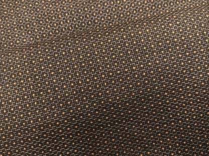 平和屋着物■男性　本場大島紬　アンサンブル　格子　正絹　逸品　BAAX5761mz
