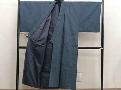 平和屋着物●男性　本場大島紬　アンサンブル　襦袢セット　80亀甲　総詰め　正絹　逸品　BAAX5762mz