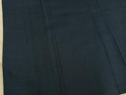 平和屋着物●男性　紬　アンサンブル　120亀甲　総詰め　正絹　逸品　BAAX5763mz