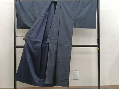 平和屋着物■男性　本場大島紬　アンサンブル　キングサイズ　襦袢セット　100亀甲　総詰め　正絹　逸品　BAAX5764mz