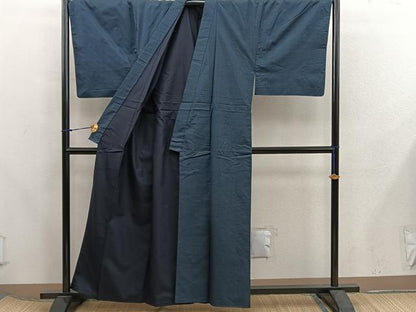 平和屋着物●男性　本場大島紬　アンサンブル　80亀甲　総詰め　羽裏：龍　正絹　逸品　BAAX5767mz