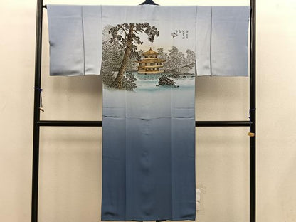 平和屋着物●男性　本場大島紬　アンサンブル　襦袢セット　100亀甲　総詰め　正絹　逸品　BAAX5768mz