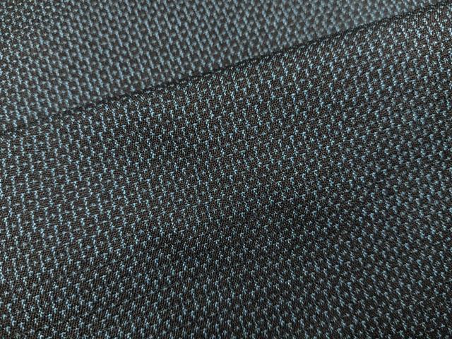 平和屋着物●男性　紬　アンサンブル　キングサイズ　襦袢セット　絣文様　正絹　逸品　未使用　BAAX5772mz