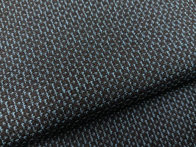 平和屋着物●男性　紬　アンサンブル　キングサイズ　襦袢セット　絣文様　正絹　逸品　未使用　BAAX5772mz
