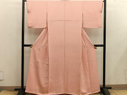 平和屋着物■無地絵羽訪問着　祇園祭地紋　深支子色　正絹　逸品　BAAX5779mz