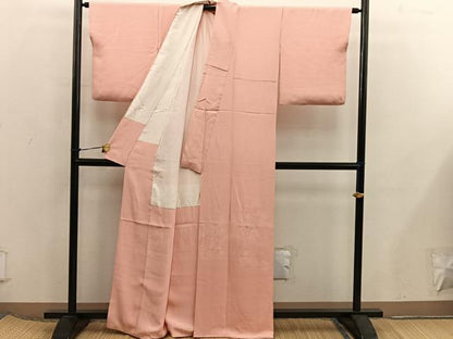 平和屋着物■無地絵羽訪問着　祇園祭地紋　深支子色　正絹　逸品　BAAX5779mz