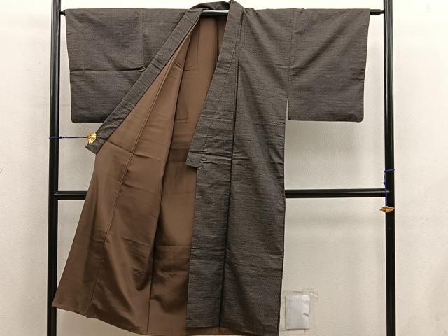 平和屋着物■男性　本場大島紬　絣文様　正絹　逸品　BAAX5783mz