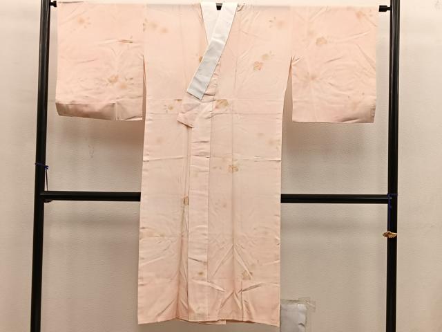 平和屋着物■長襦袢　無双仕立て　草花文　暈し染め　正絹　逸品　BAAX5790mz