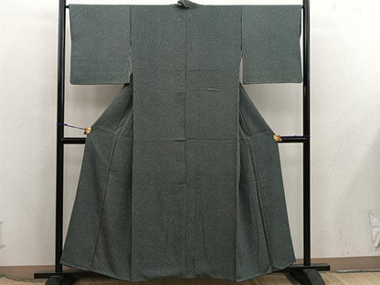 平和屋着物■上質な小紋　霞文　正絹　逸品　BAAX5796mz