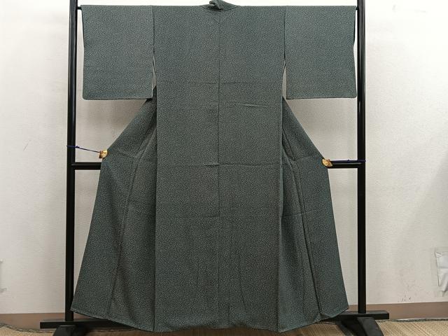 平和屋着物■上質な小紋　霞文　正絹　逸品　BAAX5796mz