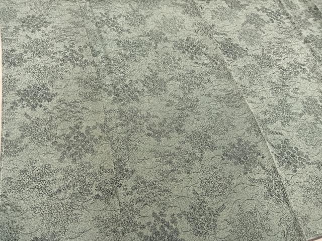 平和屋着物■上質な小紋　梅花文　鈴乃屋扱い　正絹　逸品　未使用　BAAX5811mz