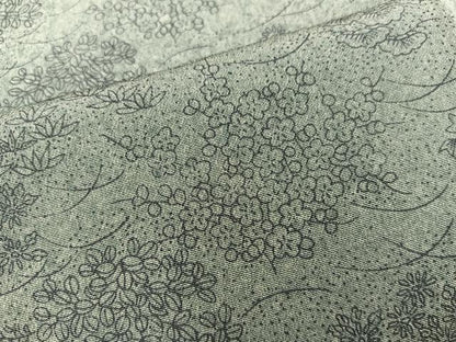 平和屋着物■上質な小紋　梅花文　鈴乃屋扱い　正絹　逸品　未使用　BAAX5811mz