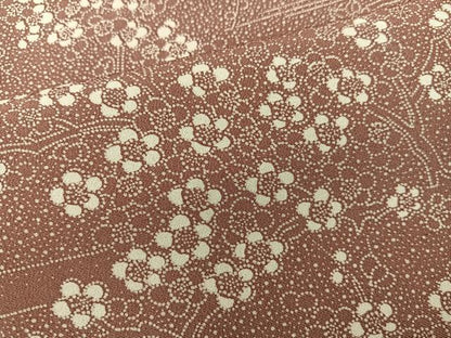 平和屋着物■上質な小紋　梅花文　小田急扱い　正絹　逸品　BAAX5813mz